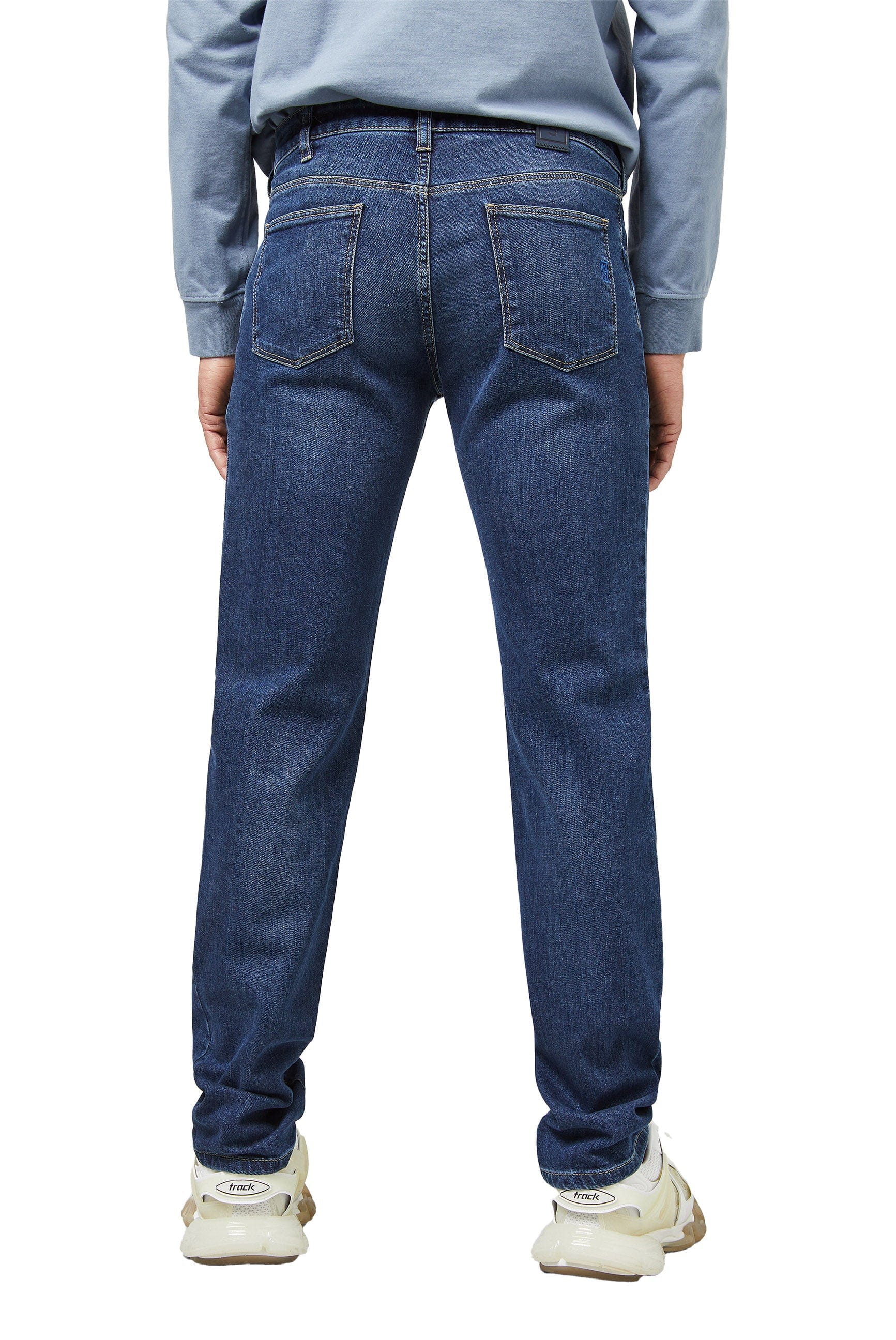 Meyer M5 Regular Stretch Denim Jeans - Stone Blue