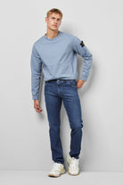 Meyer M5 Regular Stretch Denim Jeans - Stone Blue