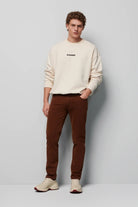 Meyer M5 Slim Micro Structure Cotton Stretch Chinos - Copper