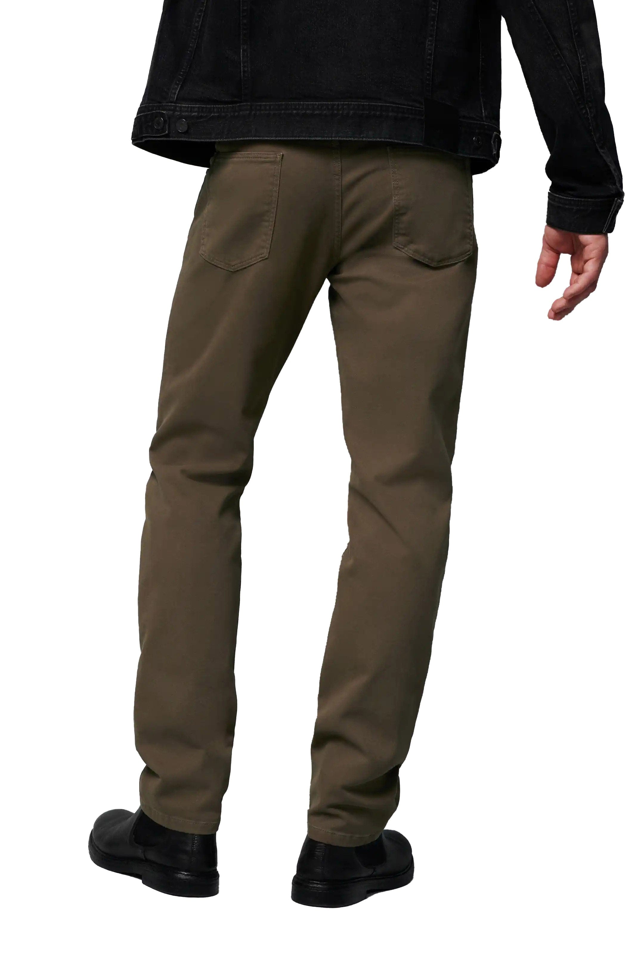 Meyer M5 Slim Micro Structure Cotton Stretch Chinos - Taupe