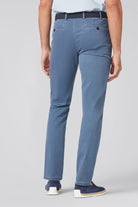 Meyer New York Cotton Twill Chino Trousers - Blue