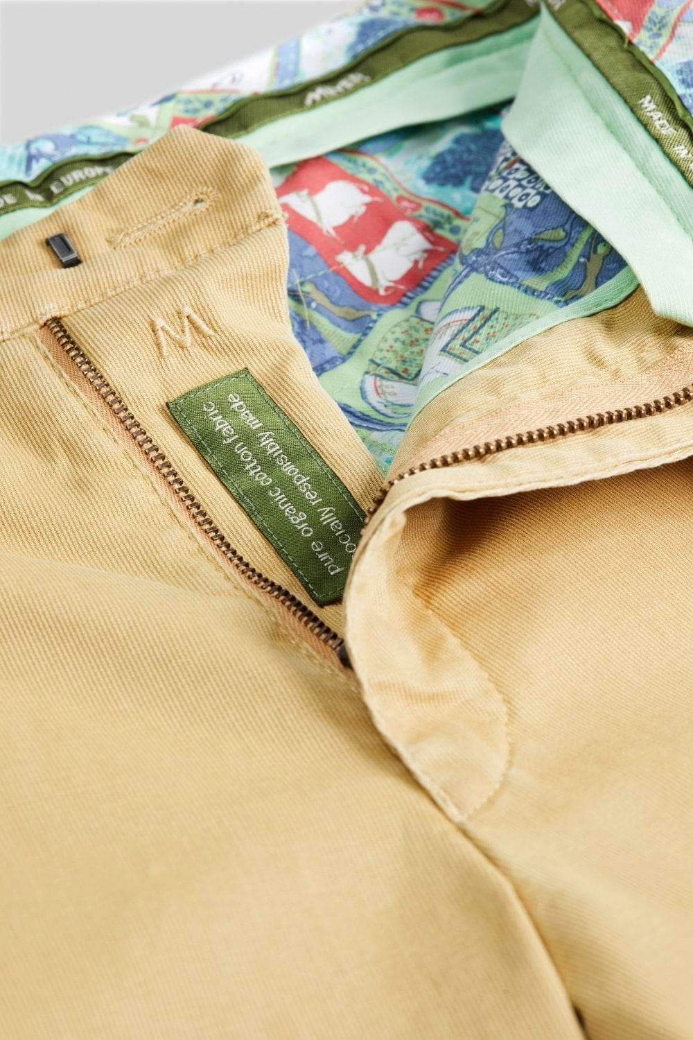 Meyer New York Cotton Twill Chino Trousers - Sand