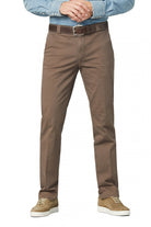 Meyer Roma Cotton Chino Trousers - Stone