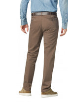 Meyer Roma Cotton Chino Trousers - Stone