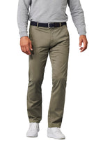 Meyer Roma Super Soft Cotton Chino Trousers - Olive