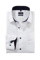 Olymp Luxor Modern Fit Long Sleeve Shirt - White