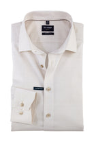 Olymp Luxor Modern Fit Plain Shirt - Nature