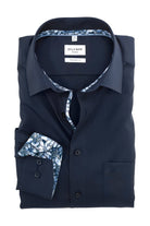 Olymp Tendenz Modern Fit Shirt - Navy