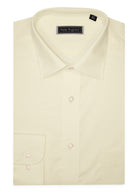 Peter England Non-Iron Plain Shirt - Large Sizes - Ecru