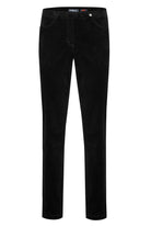 Robell Bella Needlecord Trousers - Black