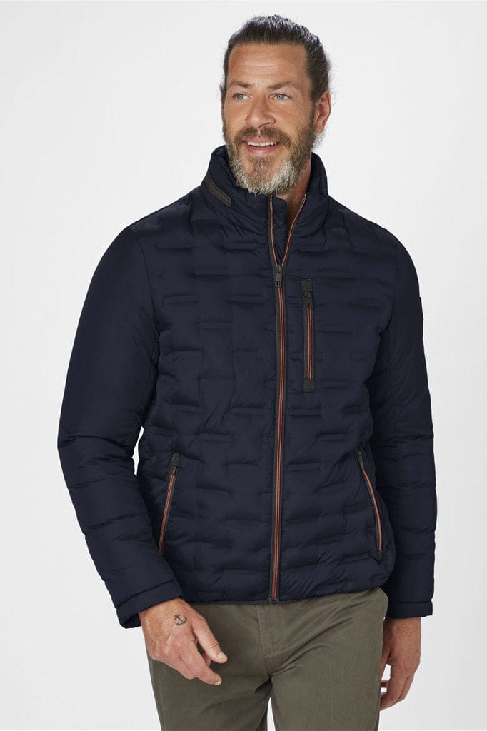 S4 Jackets Apollo Water Resistant Recycled Down Jacket - Navy