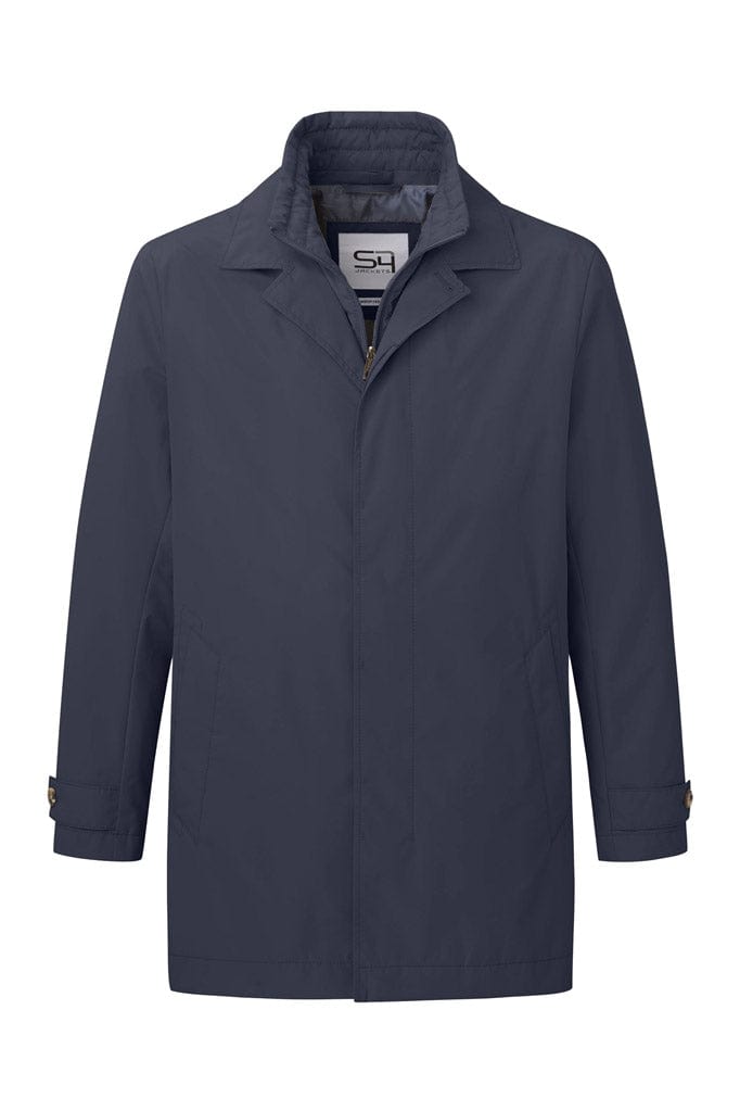 S4 Jackets Santiago Waterproof Mac Coat with Removable Insert - Navy