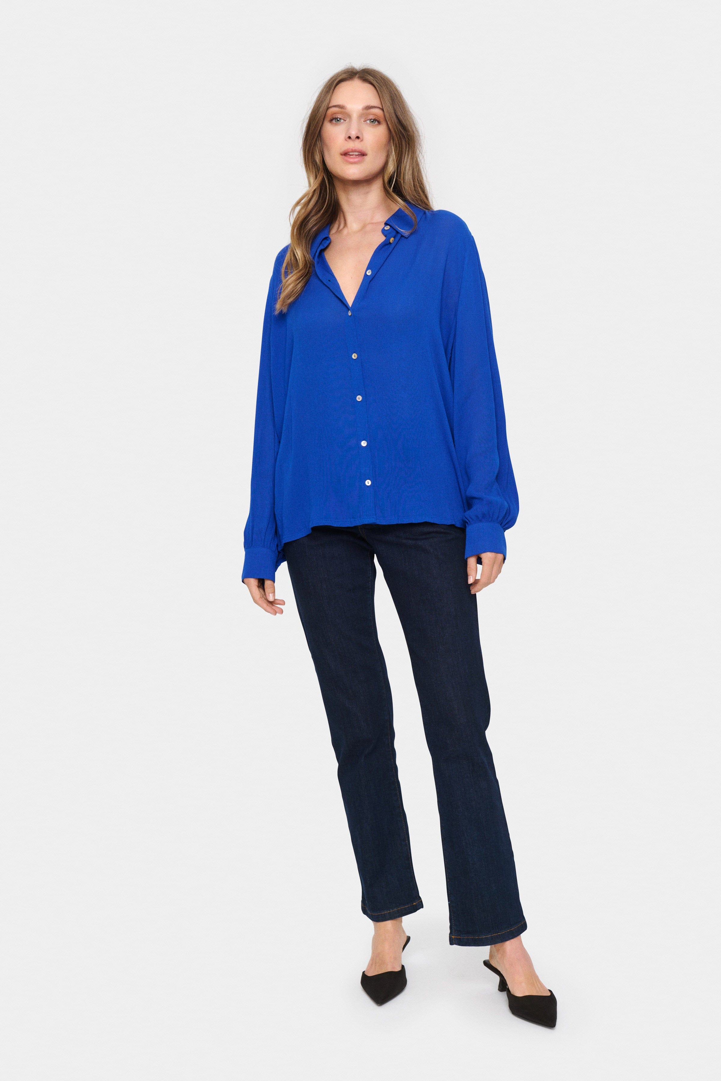 Saint Tropez Alba Shirt - Surf Blue