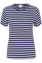 Saint Tropez Aster Stripe T-Shirt - Patriot Blue