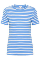 Saint Tropez Aster Stripe T-Shirt - Ultramarine