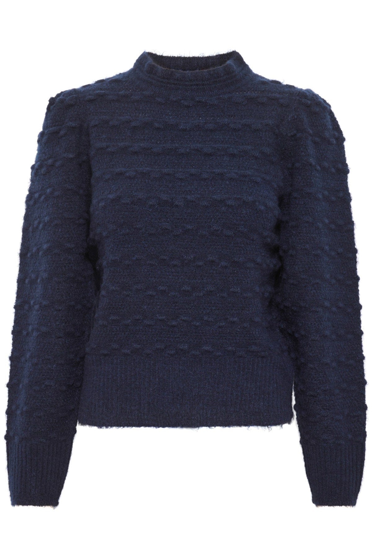 Saint Tropez Coralise Textured Knit Jumper - Night Sky