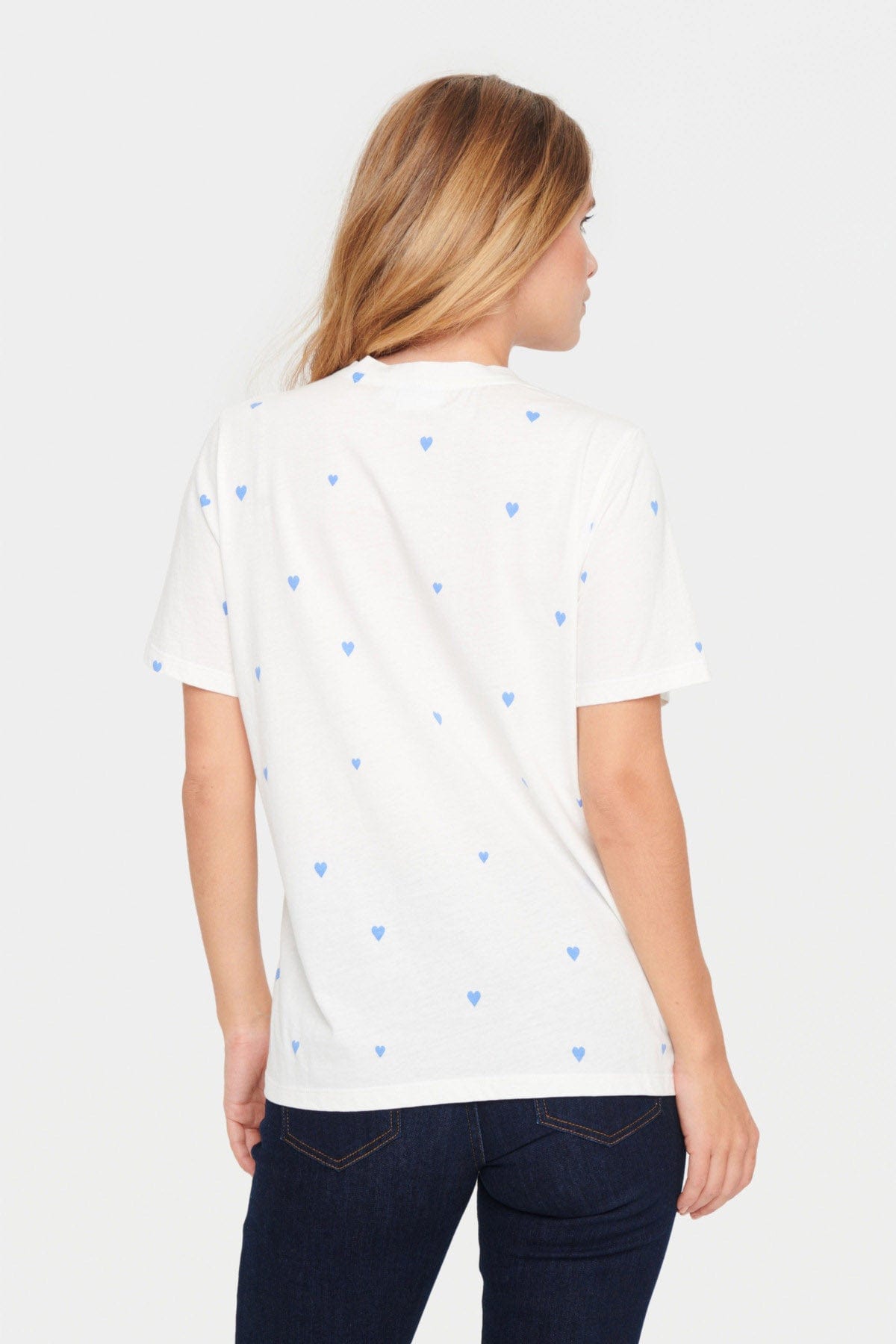 Saint Tropez Dagni Printed T-Shirt - Ultramarine Harts