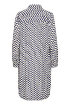 Saint Tropez Darlene Printed Shirt Dress - Patriot Blue Graphic Print