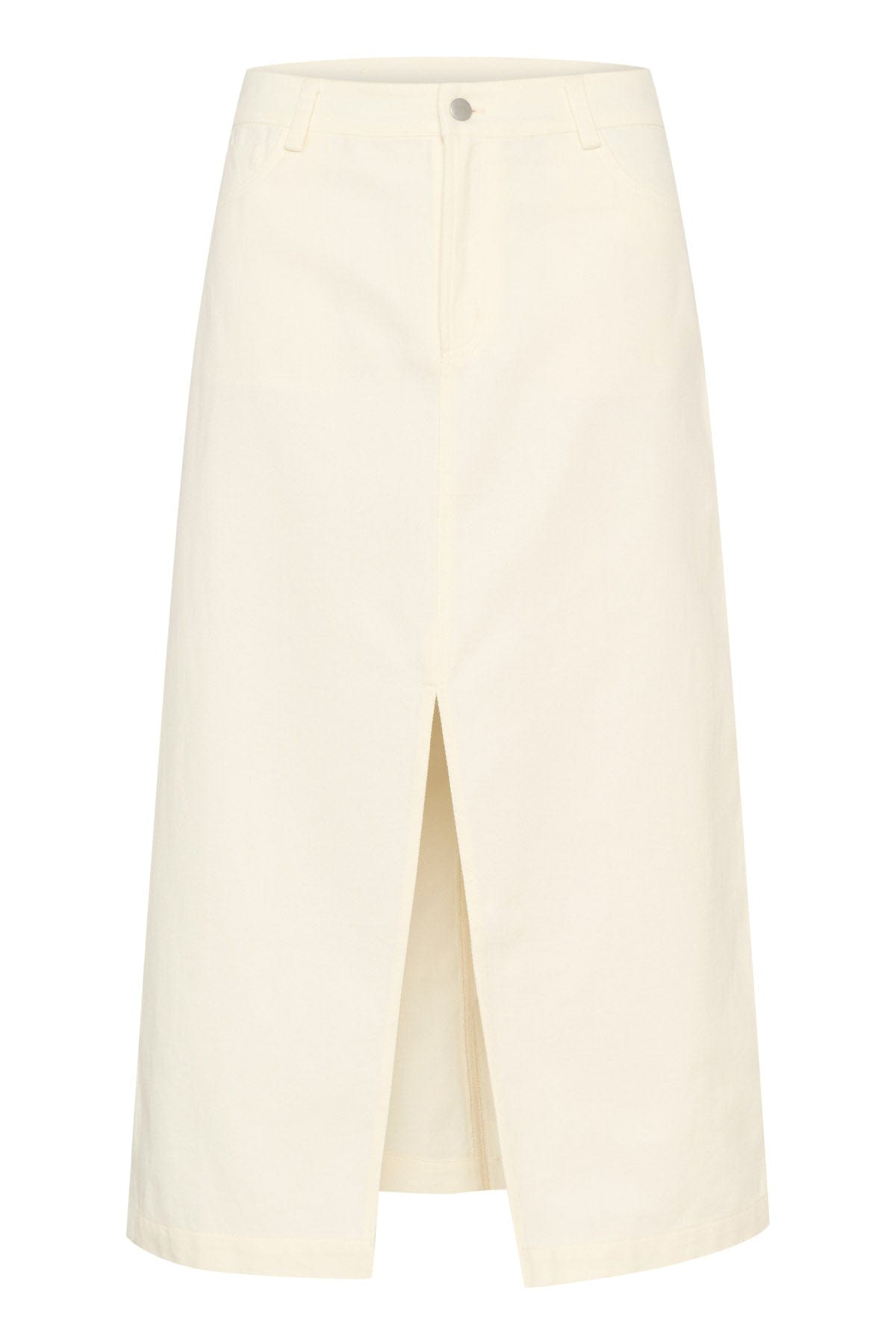 Saint Tropez Diki Denim Midi Skirt - Ice