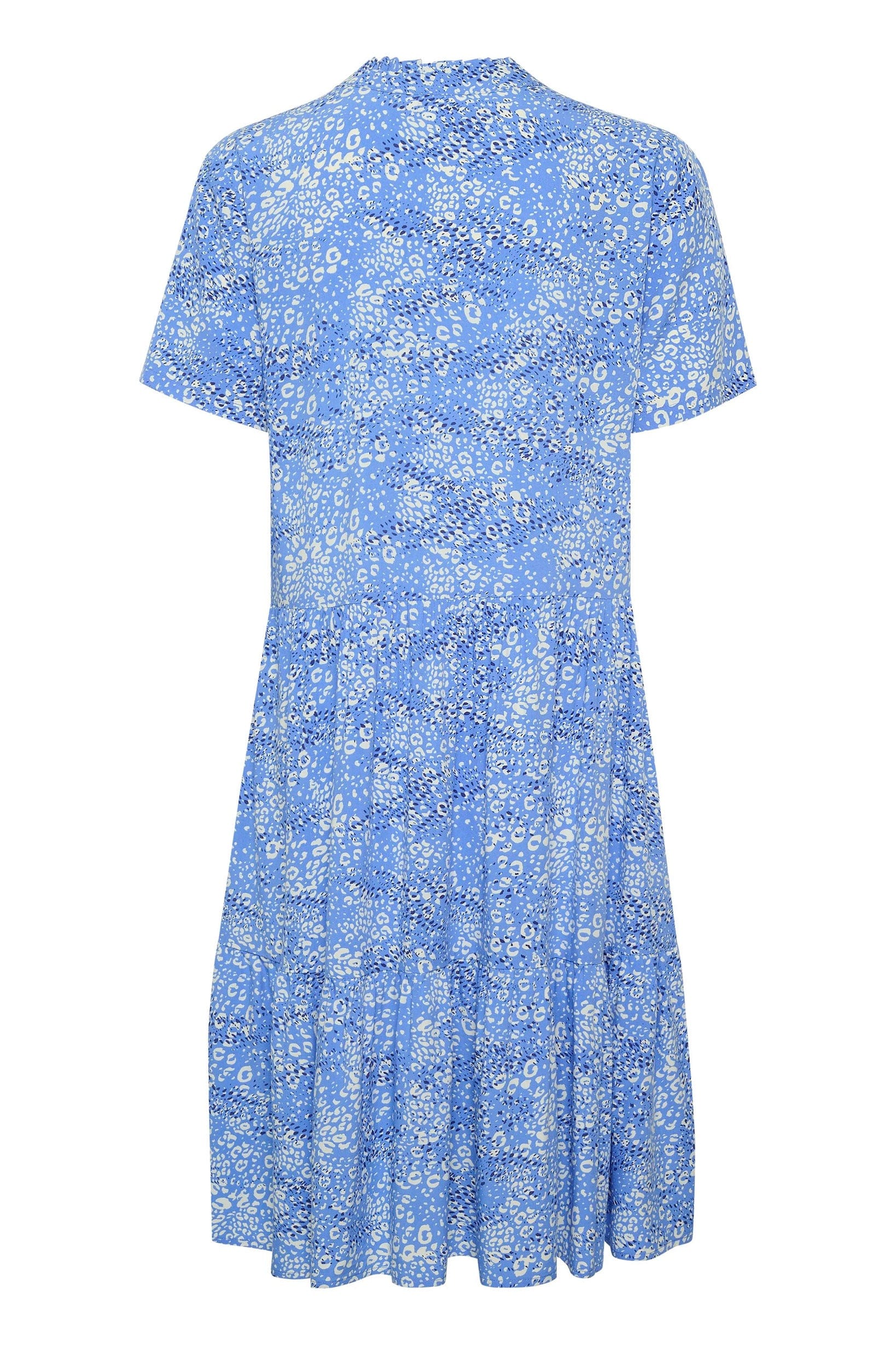 Saint Tropez Eda Short Sleeve Dress - Ultramarine Leo