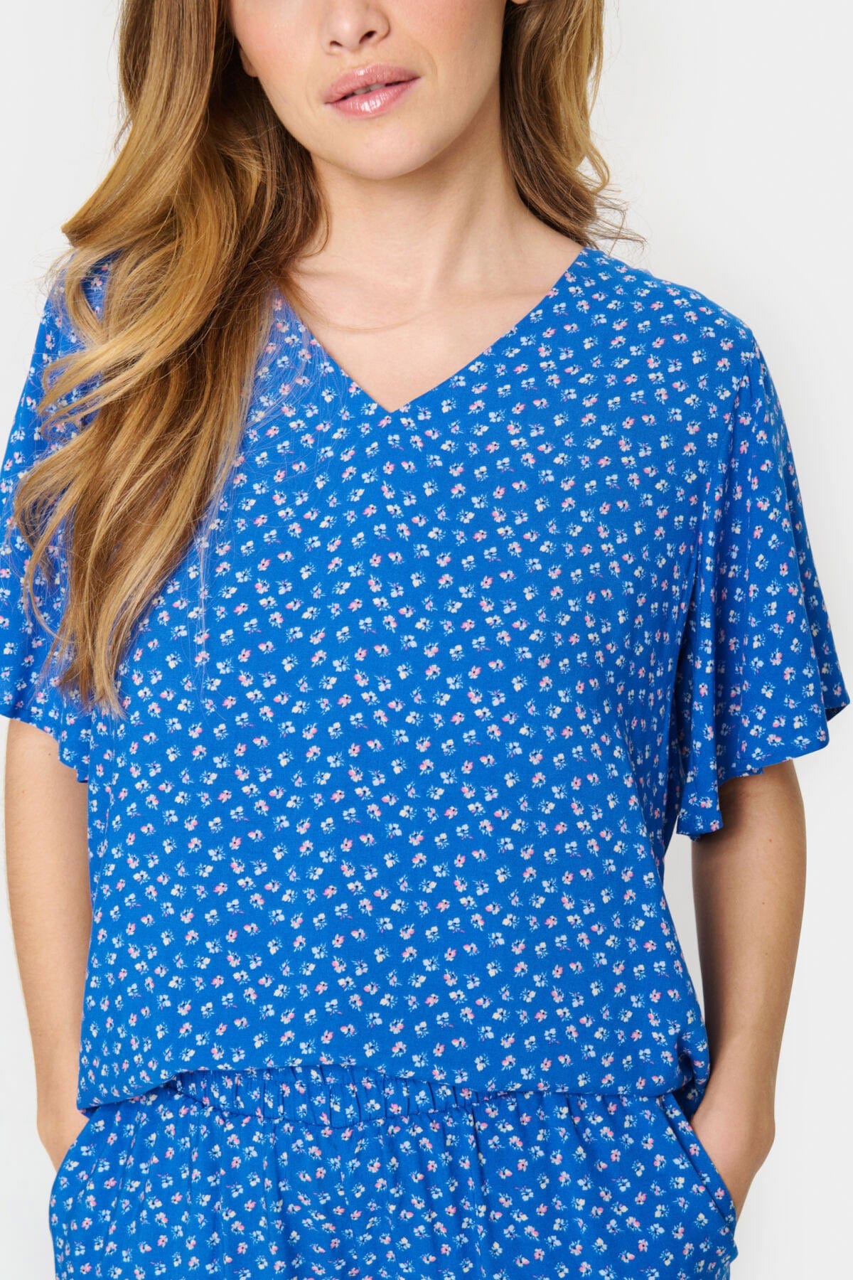 Saint Tropez Edua Printed Top - Cosmos Soulful Mini