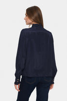 Saint Tropez Felina Frill Detail Shirt - Night Sky