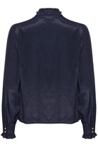 Saint Tropez Felina Frill Detail Shirt - Night Sky