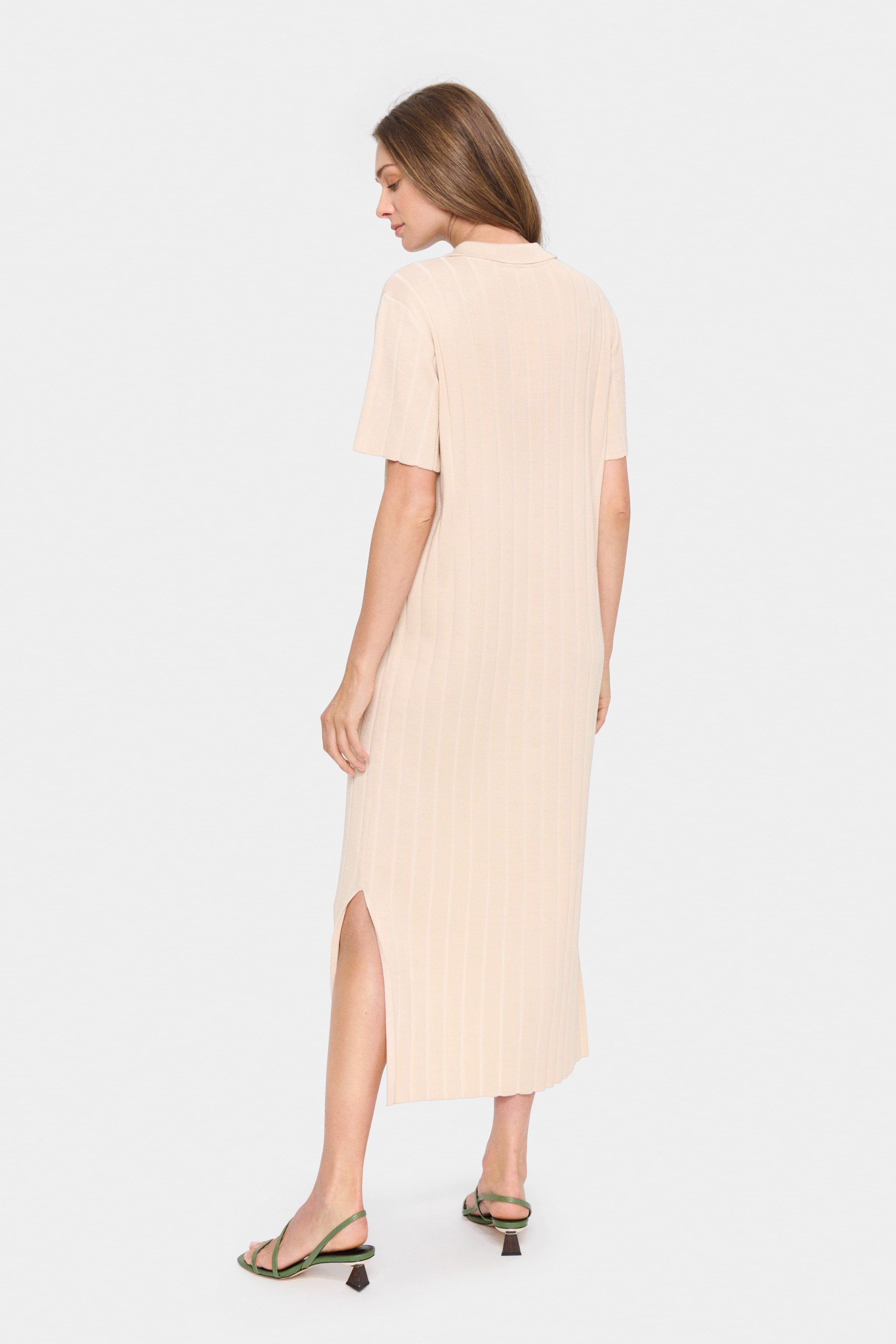 Saint Tropez Fumiko Knit Midi Dress - Creme