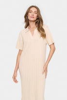 Saint Tropez Fumiko Knit Midi Dress - Creme