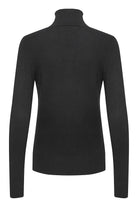 Saint Tropez Mila Knitted Roll Neck Jumper - Black