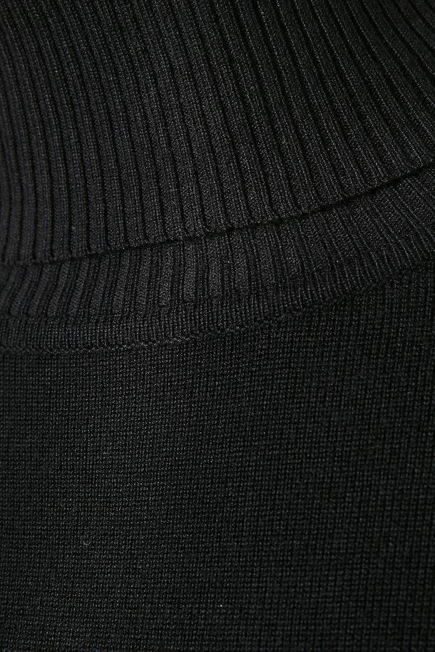 Saint Tropez Mila Knitted Roll Neck Jumper - Black