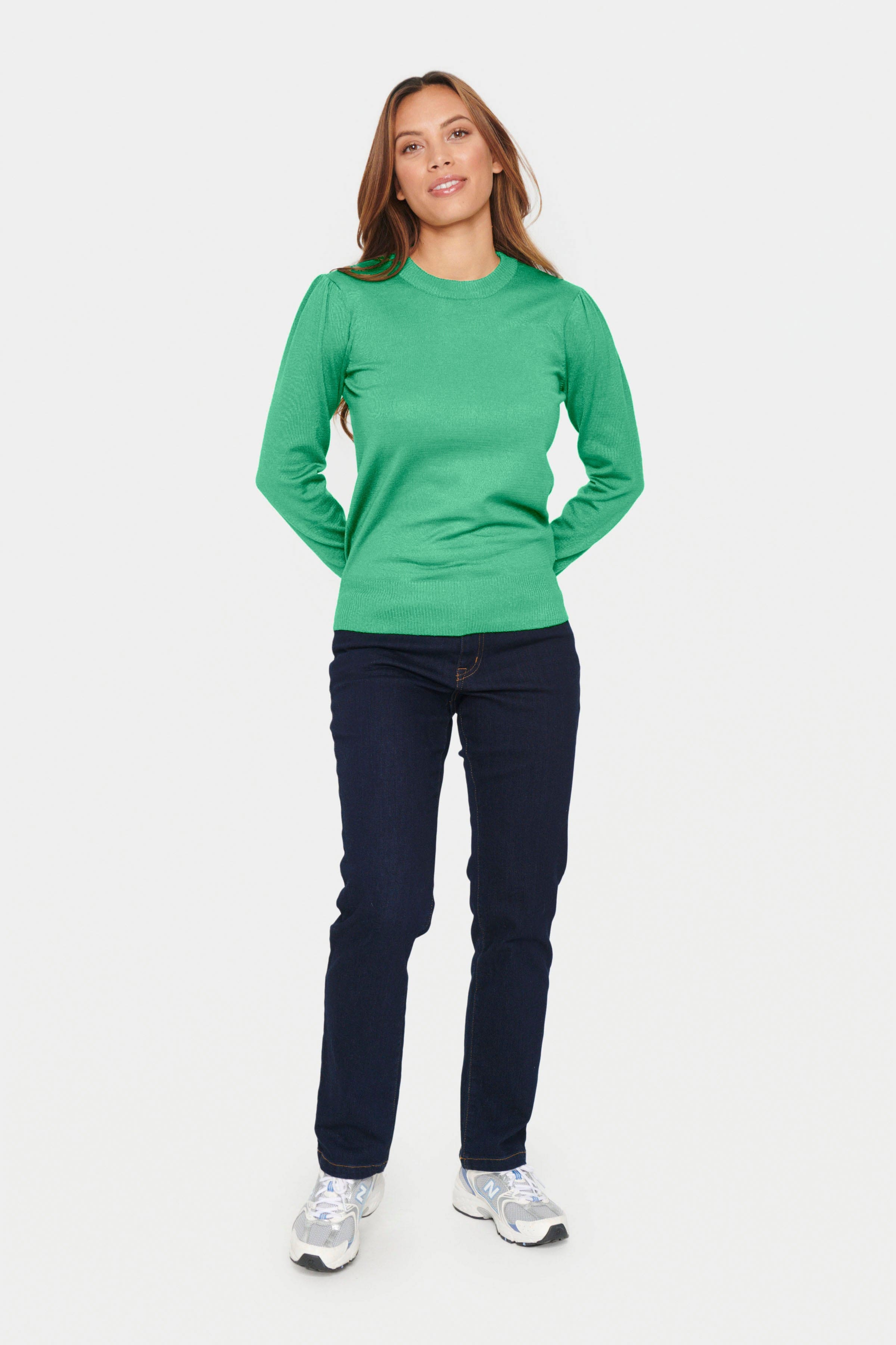 Saint Tropez Mila Pullover - Gumdrop Green