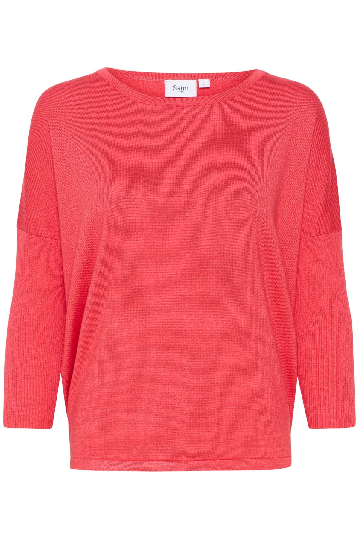 Saint Tropez Mila Round Neck Jumper - Cayenne