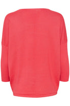 Saint Tropez Mila Round Neck Jumper - Cayenne