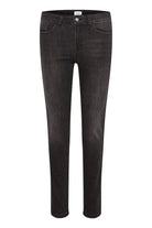 Saint Tropez Molly Slim Jeans - Dark Grey Denim