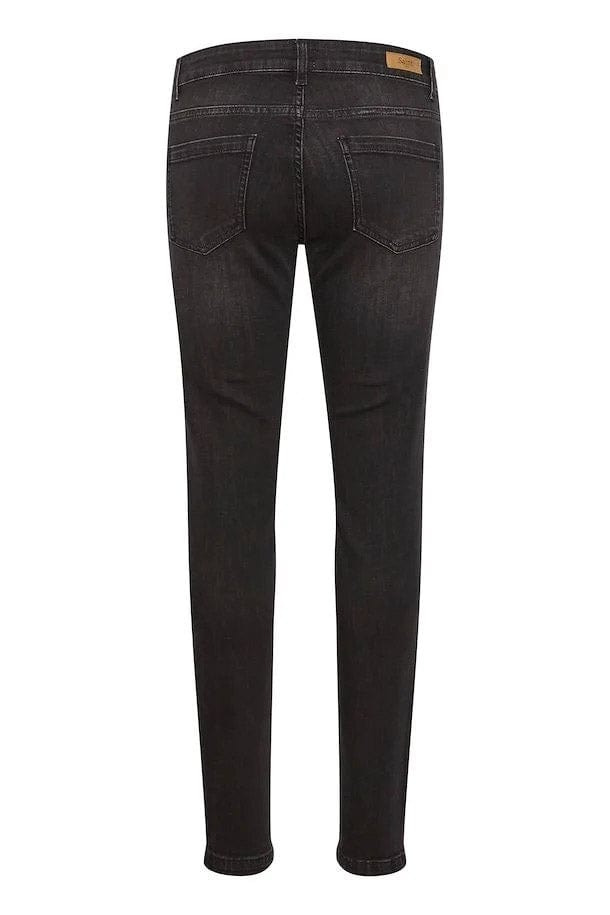 Saint Tropez Molly Slim Jeans - Dark Grey Denim