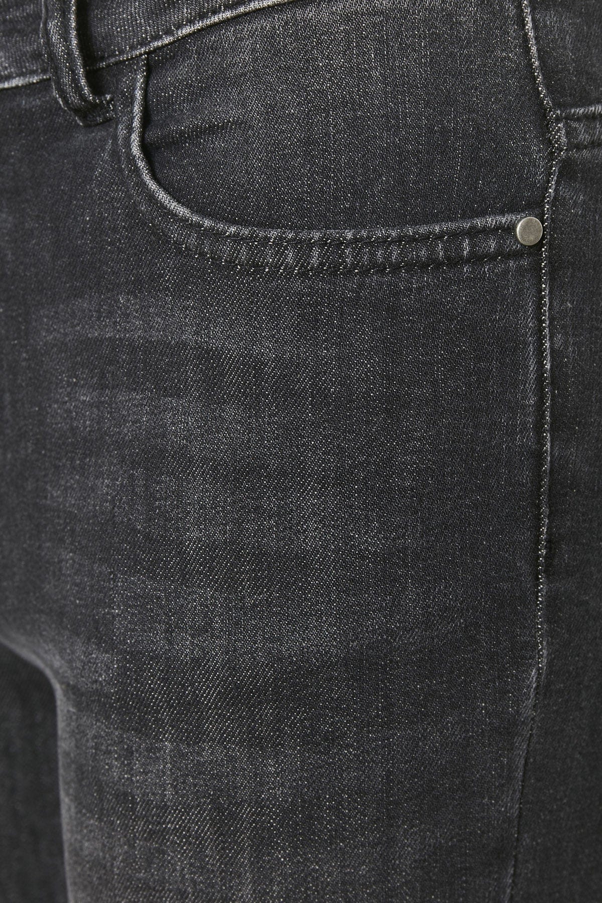 Saint Tropez Molly Slim Jeans - Dark Grey Denim