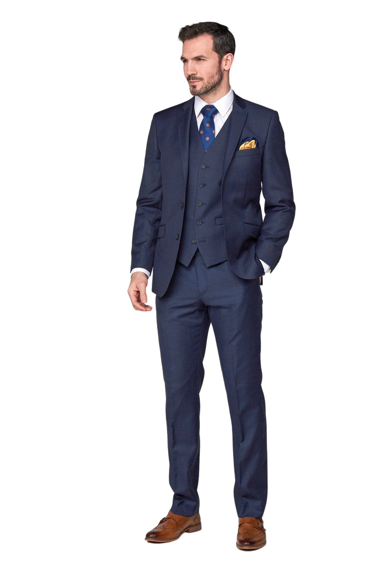 Scott By The Label Contemporary Fit Ink Suit Jacket