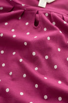 Seasalt Appletree Top - Little Sponge Spot Magenta