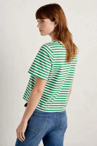 Seasalt Copseland Striped T-Shirt - Mini Cornish Island Chalk