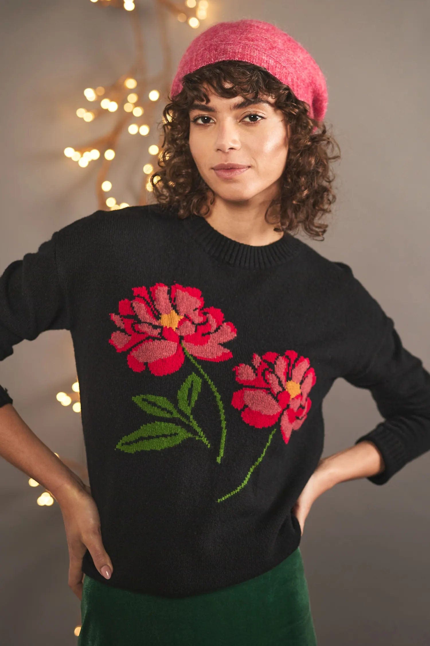 Seasalt Derowen Jumper - Paper Rose Onyx