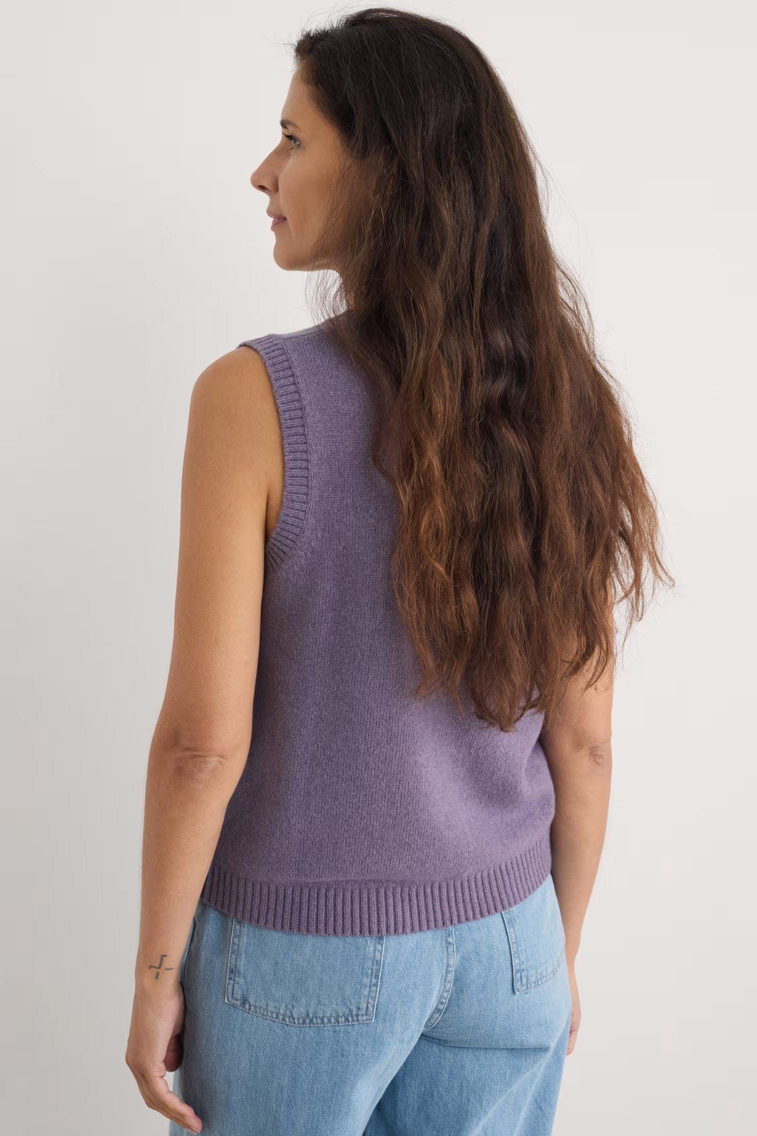 Seasalt East View Knitted Vest - Echium