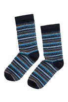 Seasalt Fair Isle Socks - Sea Glass Shallows Mix B-AC31613_34417_OS