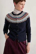 Seasalt Holly Blue Cardigan - Andrena Maritime Mix