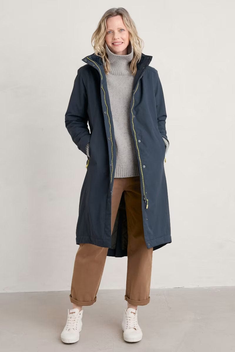 Seasalt Janelle Waterproof Coat - Squid Ink