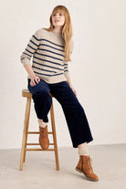 Seasalt Jetty Reach Jumper - Ahoy Magpie Aran