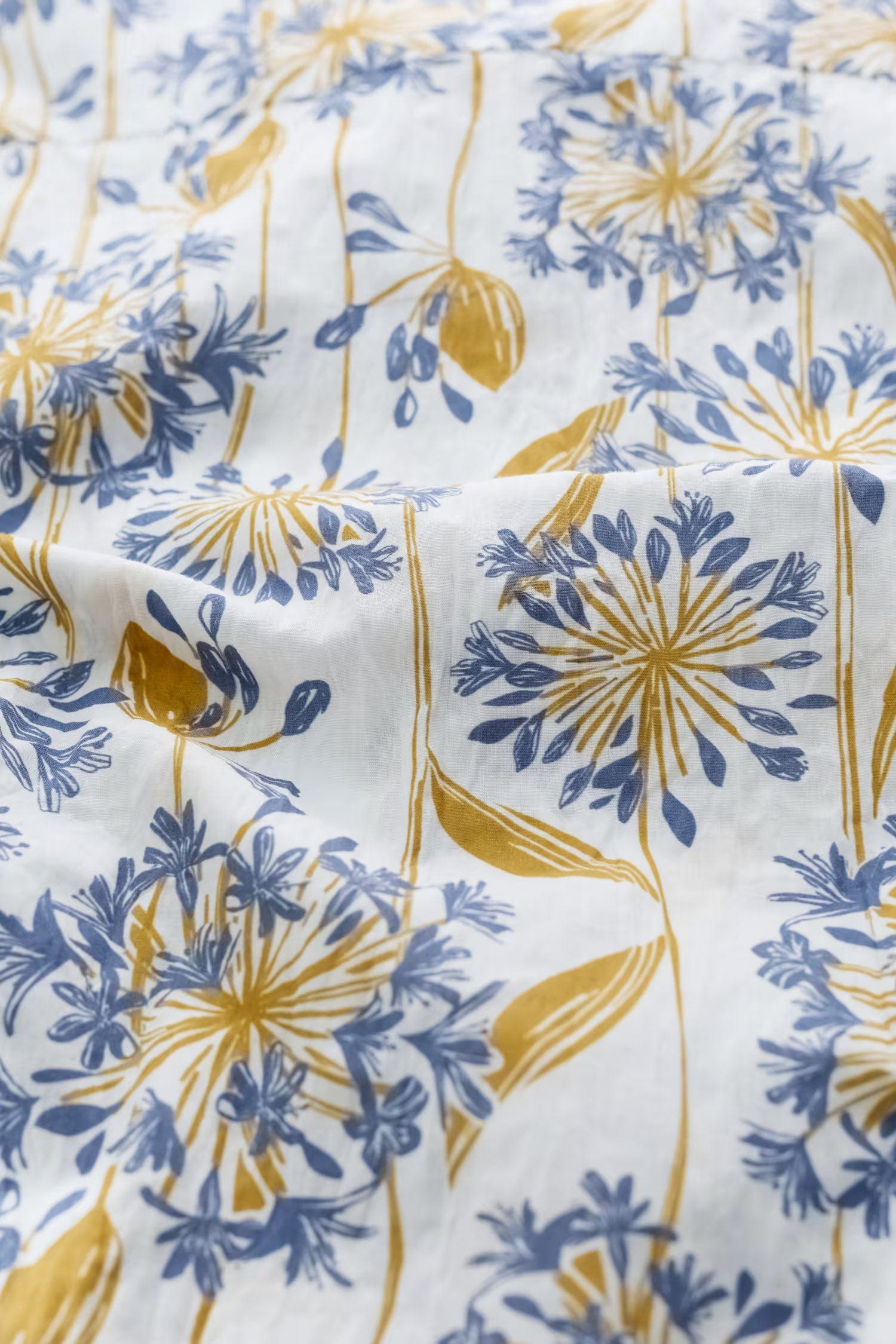 Seasalt Larissa Organic Cotton Shirt - Agapanthus Lino Chalk