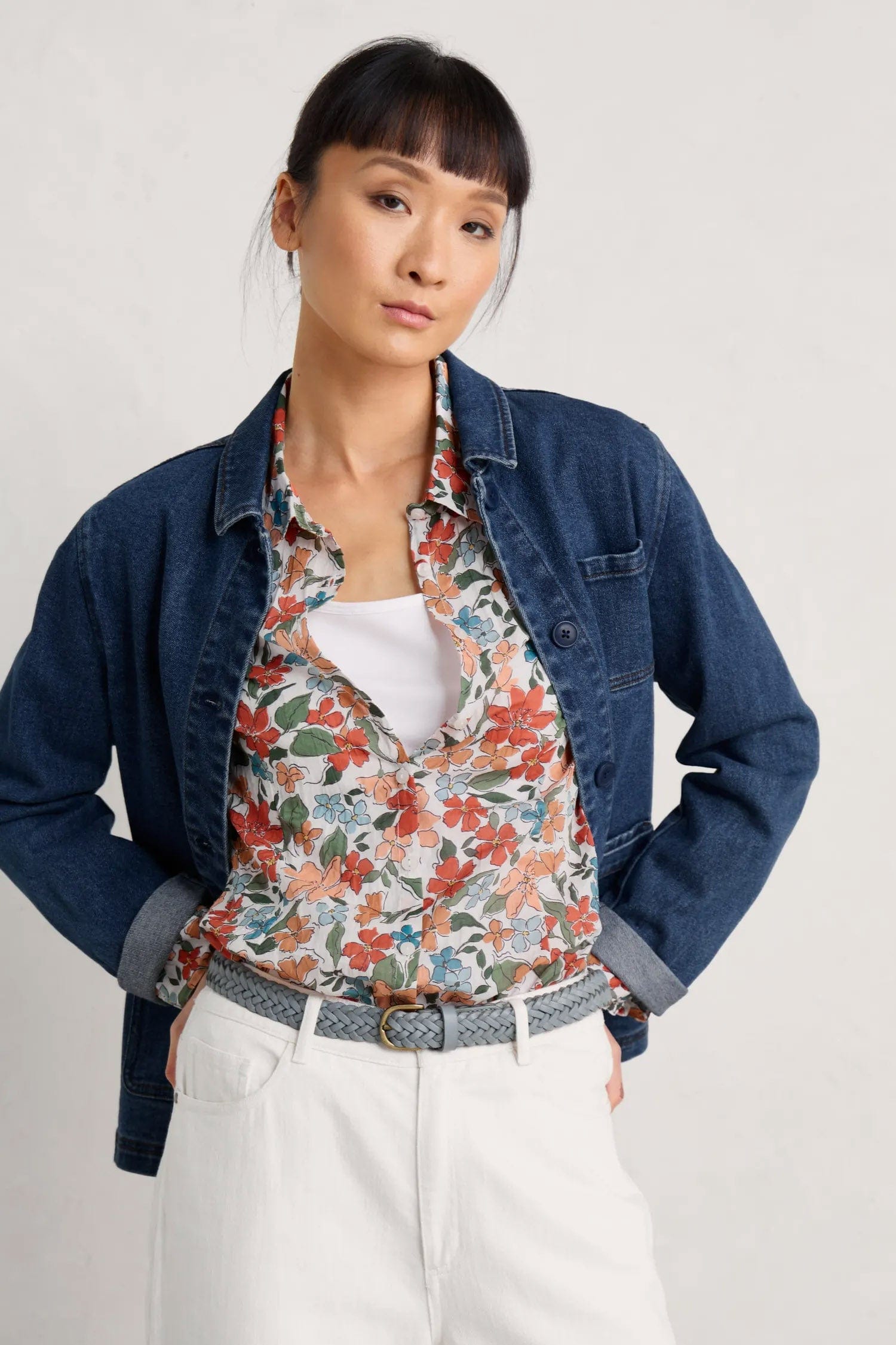 Seasalt Larissa Shirt - Anemone Vintage Chalk