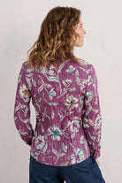 Seasalt Larissa Shirt - Linework Floral Heather