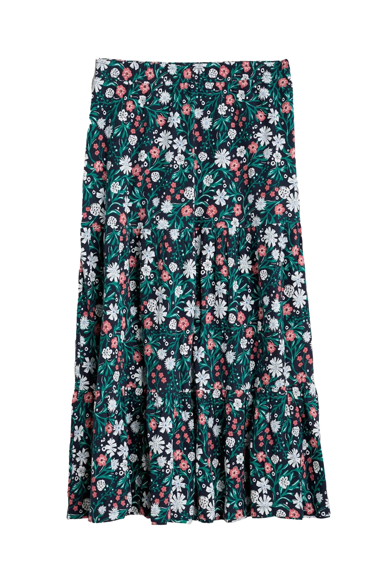 Seasalt Line Strokes Skirt - Creekside Floral Maritime